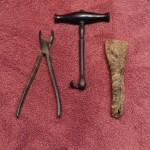 The dental tools used by Dr. Elias Clark 1808 - 1889 who practiced, among other places, Mount Carmel, IL.